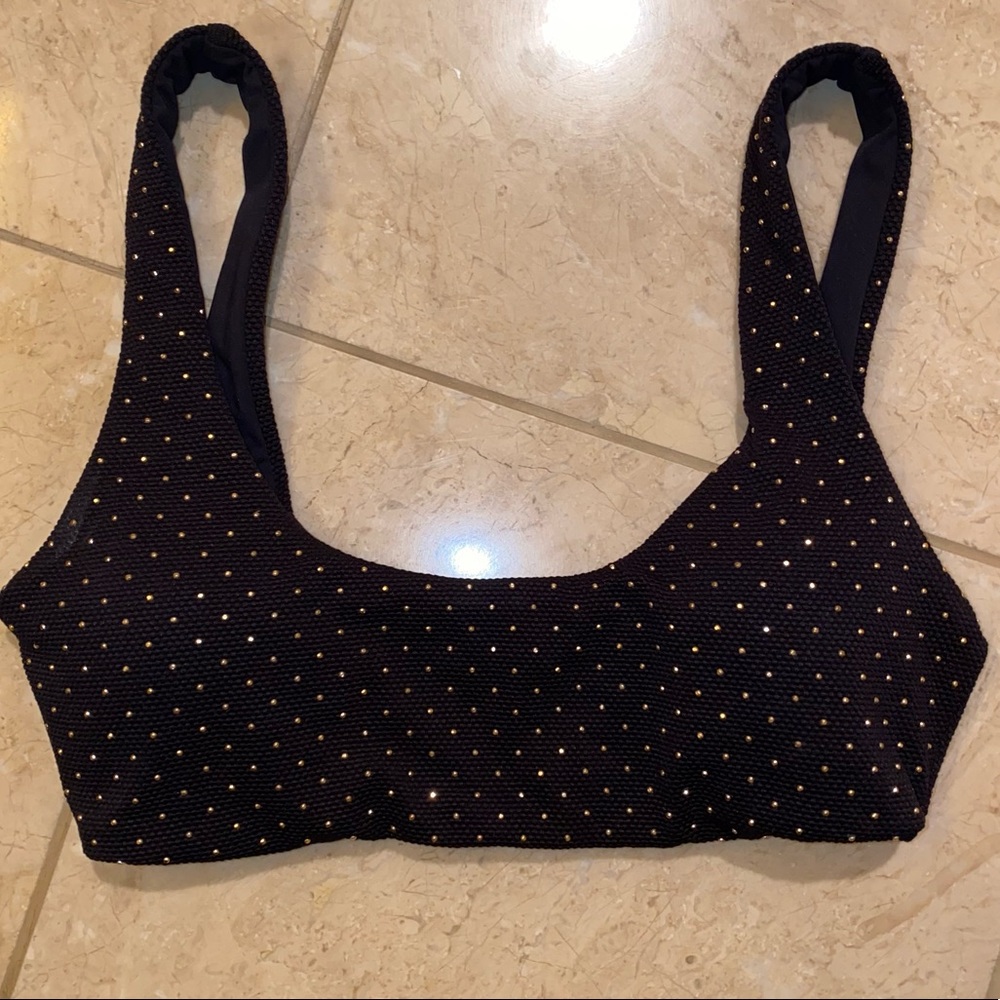 ☀️ L*Space Black Stud Lizzie Top